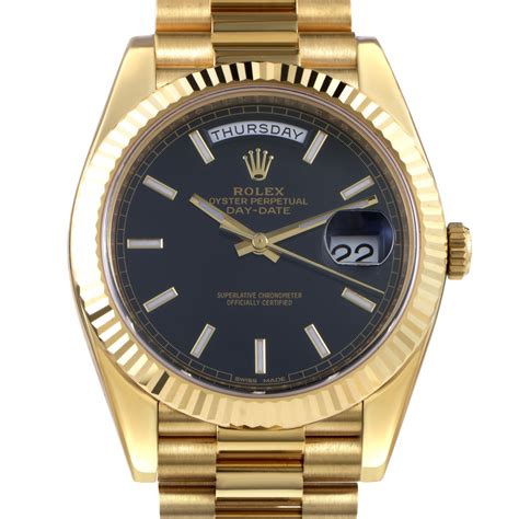 yellow rolex price|rolex day date 40 prices.